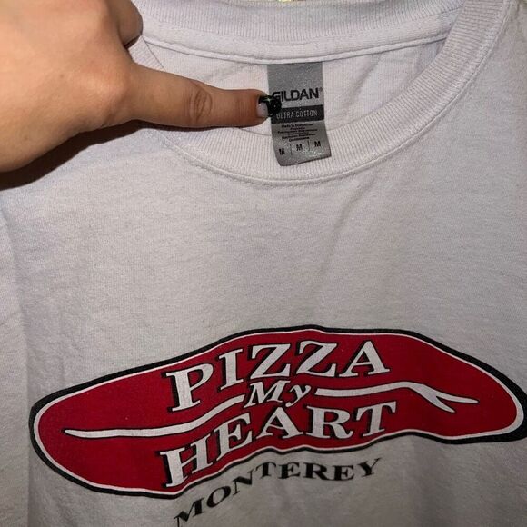 Pizza my heart Monterey California souvenir shirt size M - Picture 2 of 4